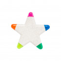 Marqueur fluorescent avec plusieurs couleurs en forme d'étoile