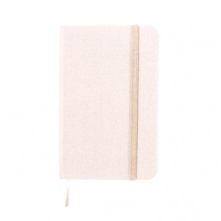 Bloc-notes 100 feuilles couvertures rigides avec élastique à offrir