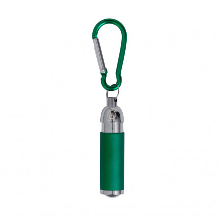 Porte-clés lampe LED avec mousqueton à choisir des couleurs