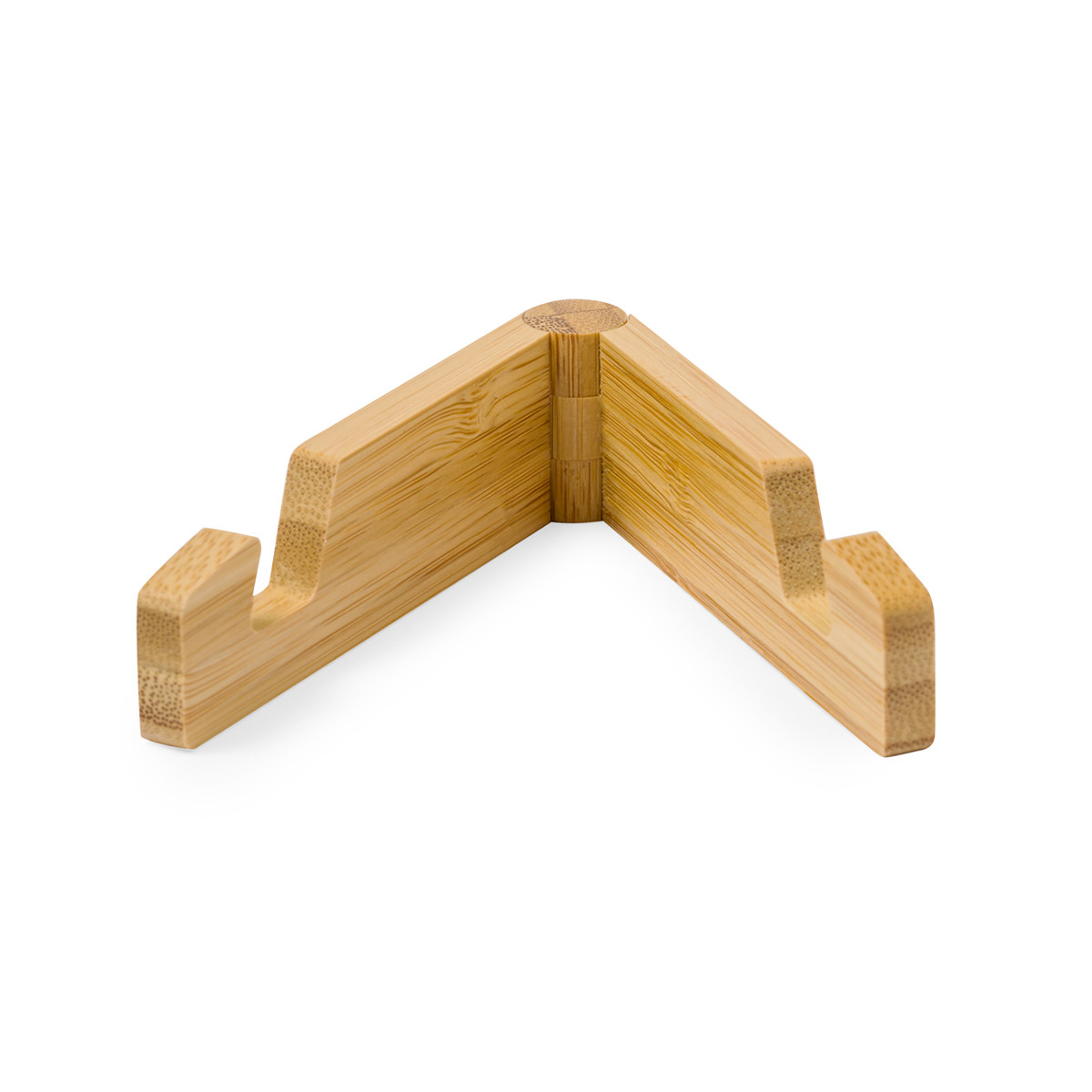 Support pour mobile en bambou ajustable