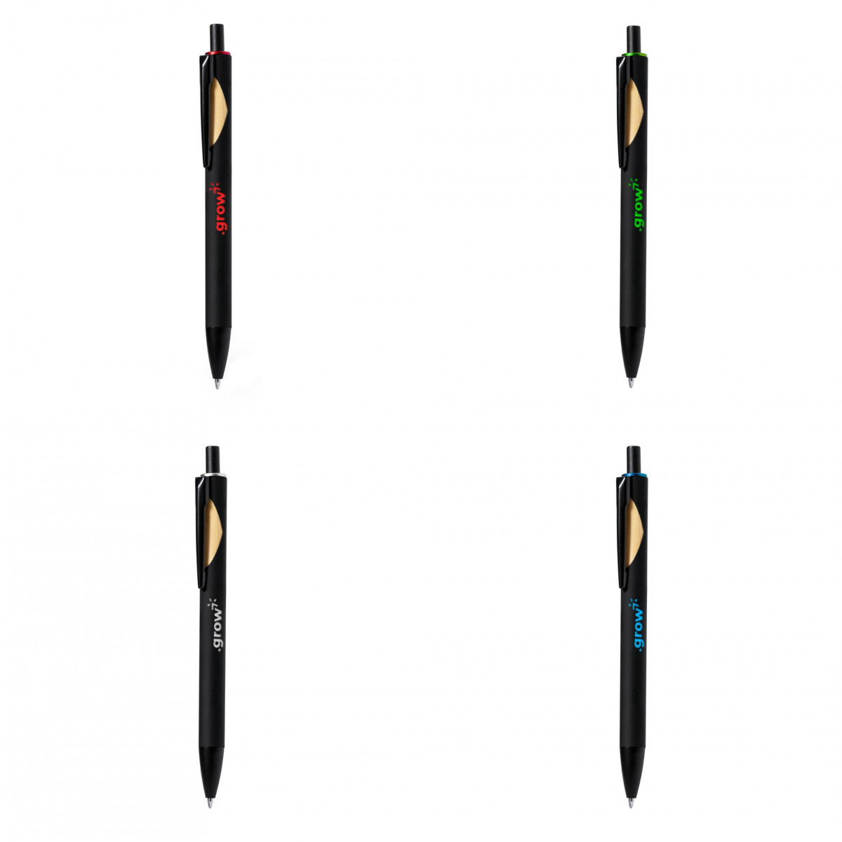 Stylo à bille métallique noir