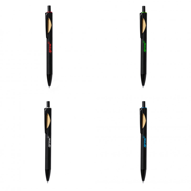 Stylo à bille métallique noir