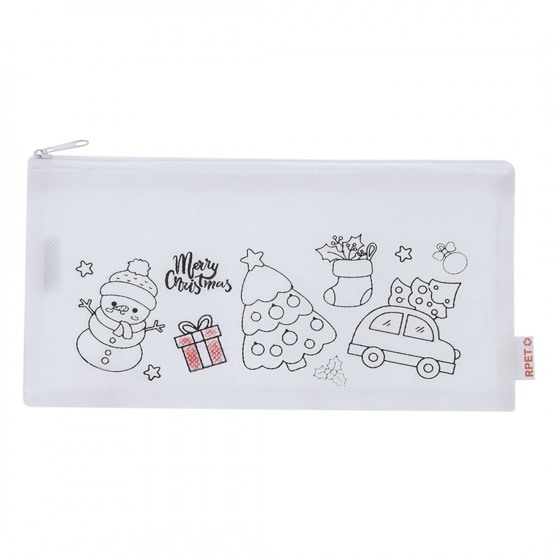 Étui en tissu à peindre avec un design de Noël