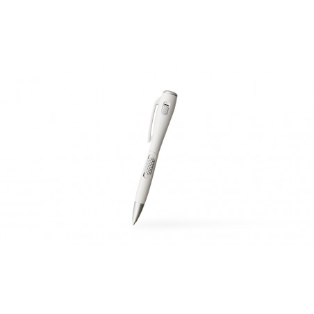 Stylo avec lampe de poche blanche