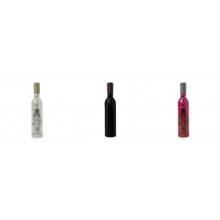 Tire-bouchon en forme de bouteille de vin avec une partie arrière magnétique Détail original, utile et décoratif pour les