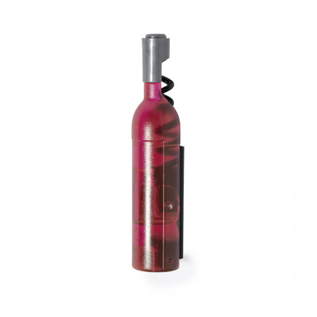 Tire-bouchon en forme de bouteille de vin avec une partie arrière magnétique Détail original, utile et décoratif pour les
