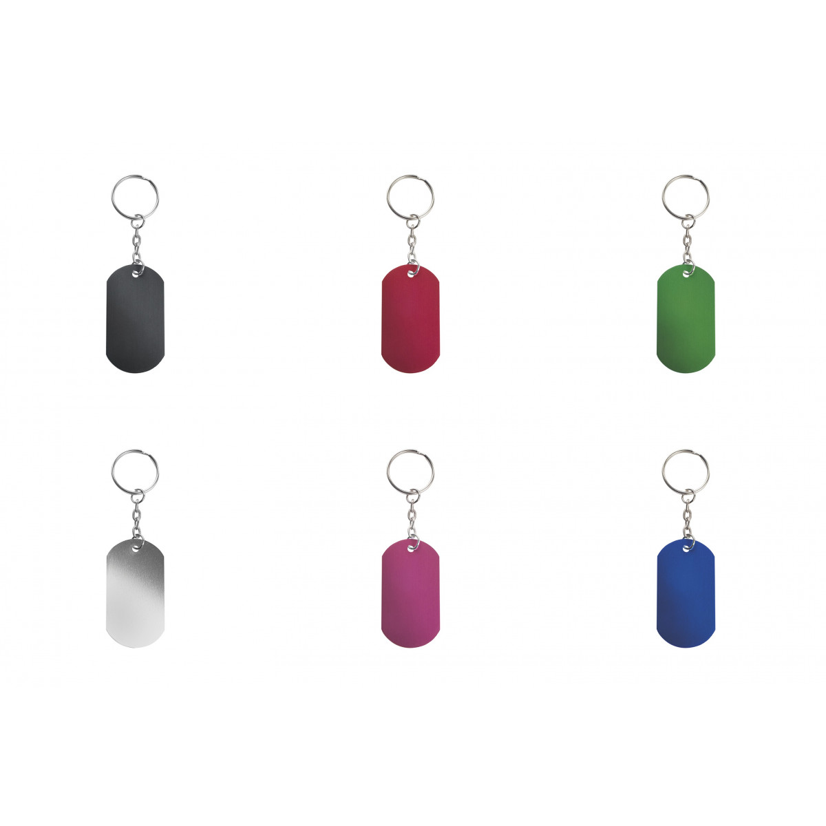 Porte-clés en aluminium