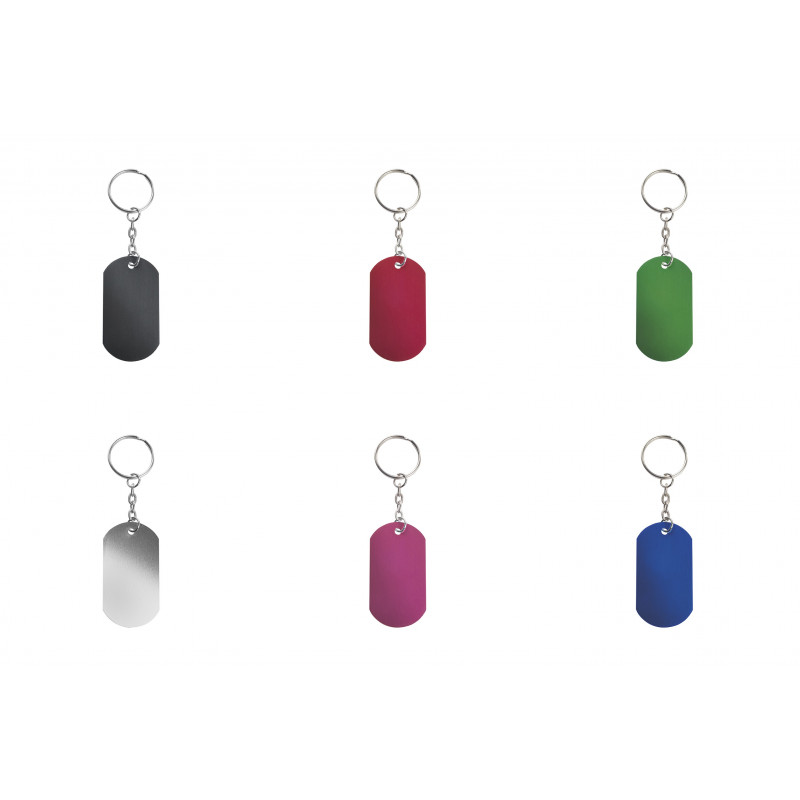 Porte-clés en aluminium