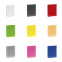 Porte-cartes en PVC de couleurs variées avec 6 compartiments
