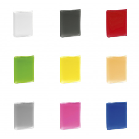 Porte-cartes en PVC de couleurs variées avec 6 compartiments