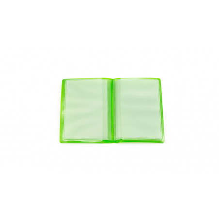 Porte-cartes en PVC de couleurs variées avec 6 compartiments