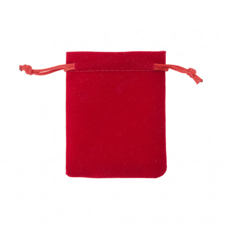 Sac en suédine de couleur noire avec cordon