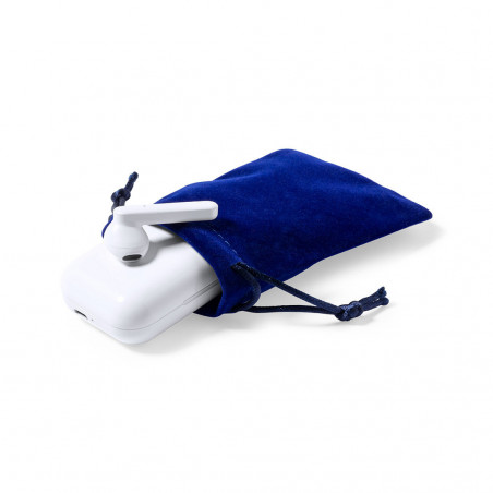 Sac en suédine de couleur noire avec cordon