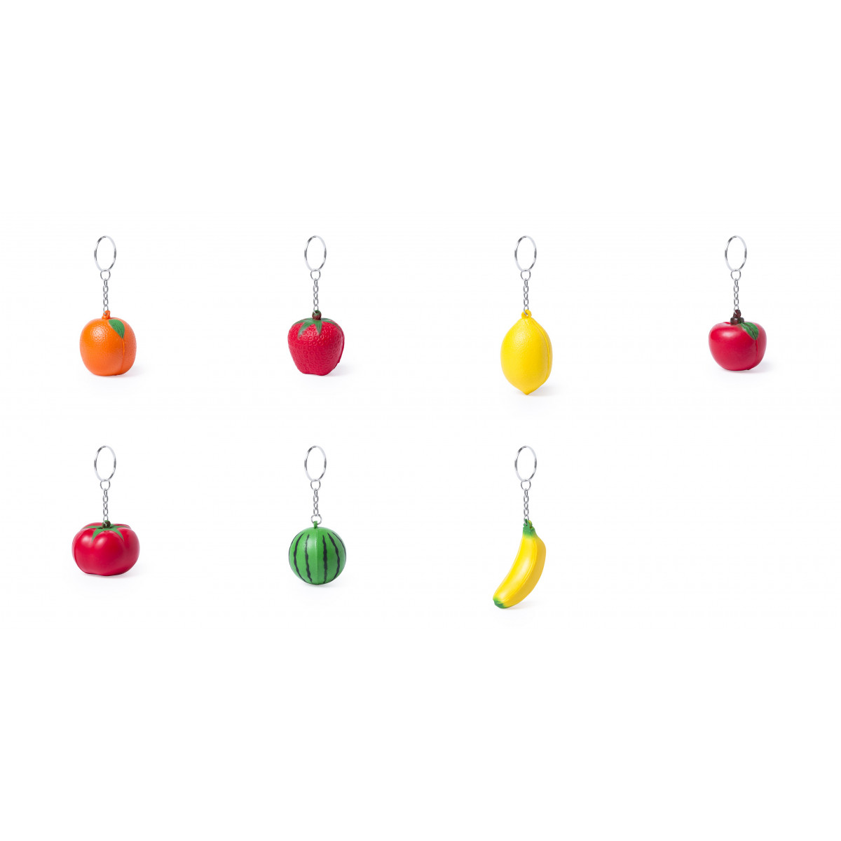 Porte-clés en forme de fruits