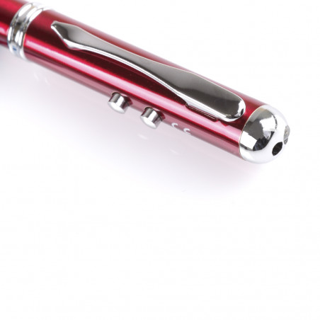 Stylo avec laser dans un étui