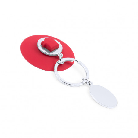 Porte-clés avec pièce et ventouse