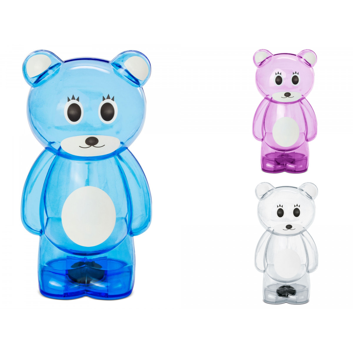 Tirelire ourson transparent