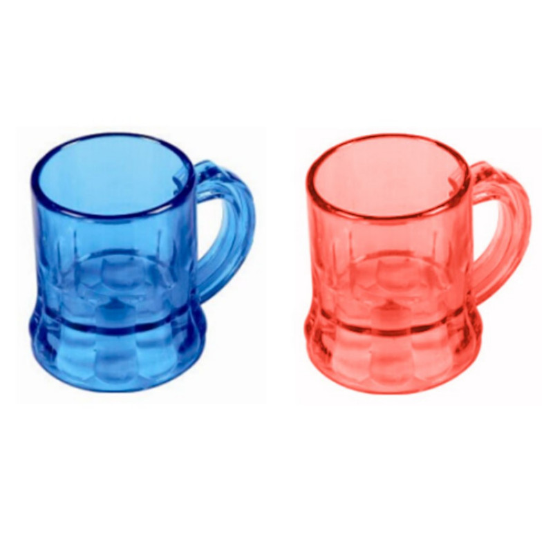 Mini bocaux en plastique de couleurs Détail original pour événements spéciaux