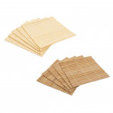 Ensemble de 5 sous-verres en bambou ceylan