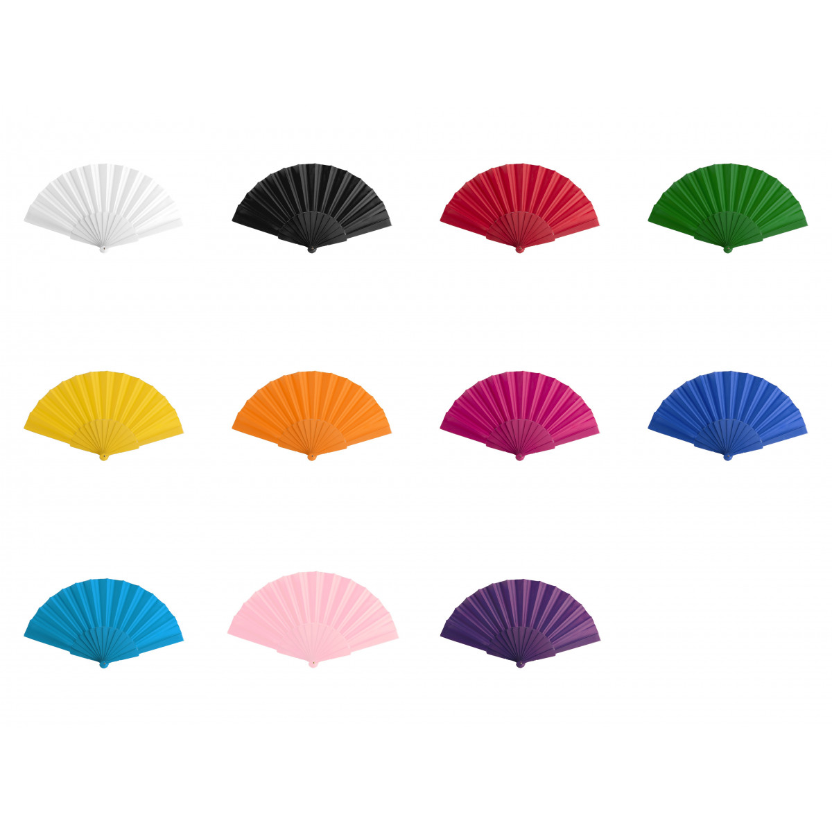 Éventails colorés pour les célébrations
