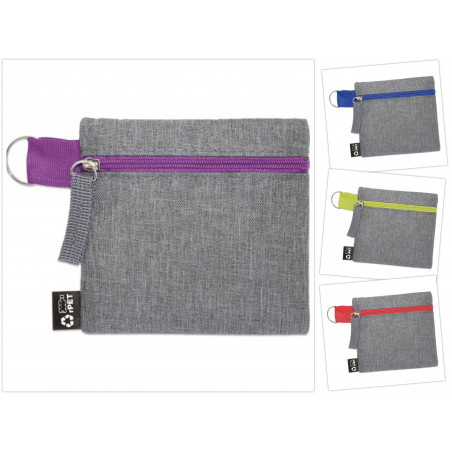 Porte-monnaie en tissu recyclé