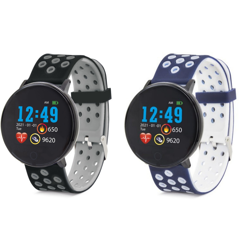 Montre de sport avec moniteur de fréquence cardiaque et notifications – Technologie et style à votre poignet