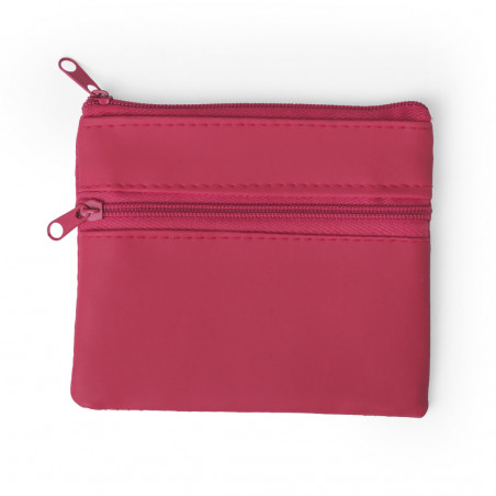 Bracelet enfant et porte-monnaie fuchsia personnalisé avec autocollant de licorne pour les détails