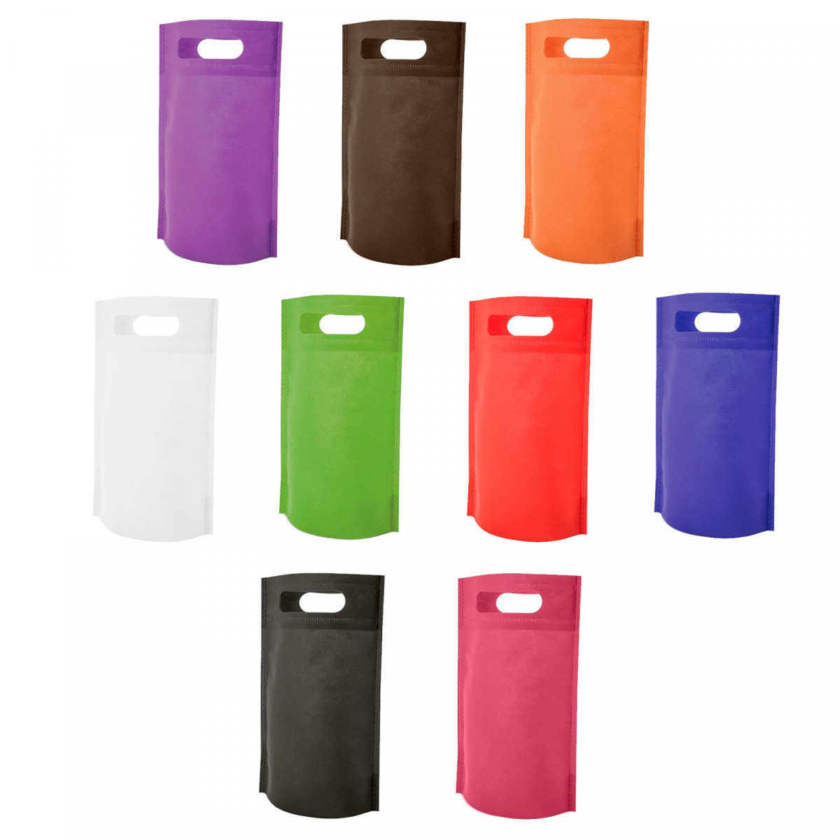 Bags en Non Tissé avec Fond Ronde Pratiques et Polyvalentes