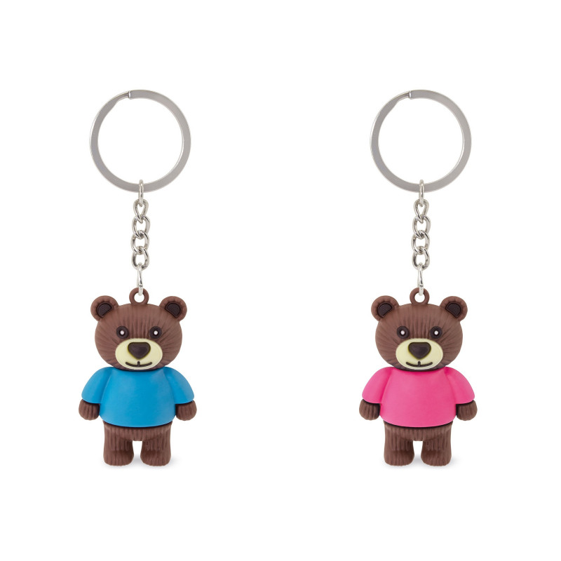 Porte-clés ourson Valentin