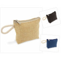 Necessaire en jute avec anse tressée, parfait pour des événements spéciaux