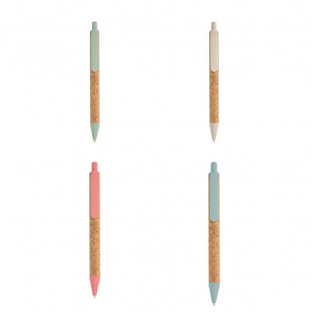 Stylo Écologique en Liège et Fibre de Blé Design Durable et Élégant