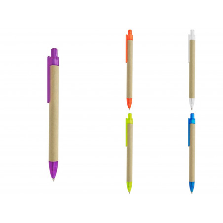 Stylo cartonné rond