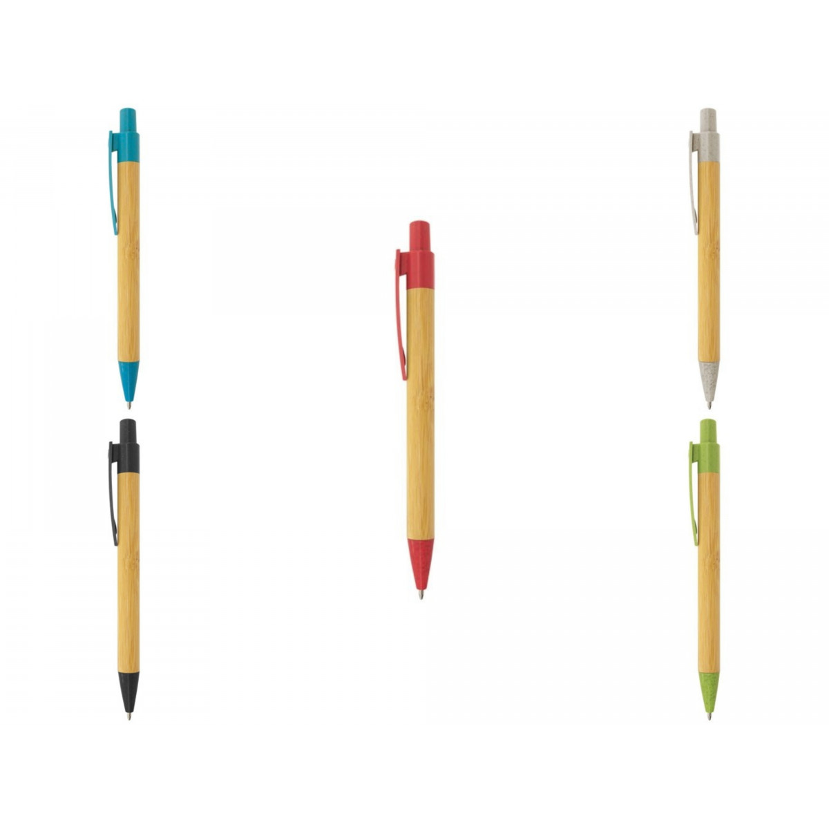 Stylo bambou et fibre de blé éponge