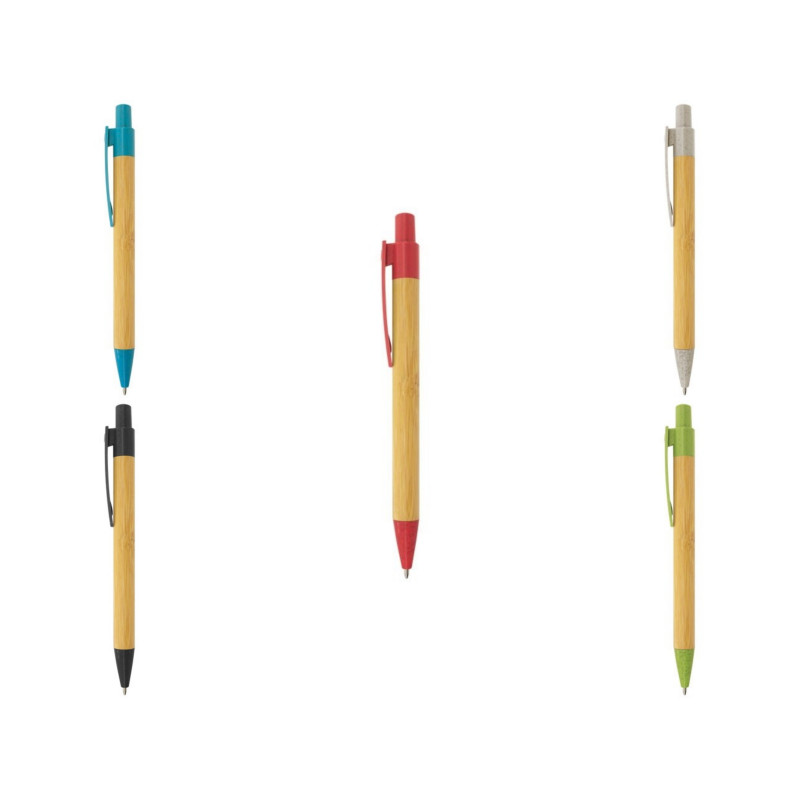 Stylo bambou et fibre de blé éponge