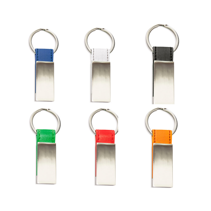 Porte-clés métalliques de couleurs