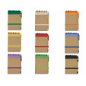 Cahier recyclé avec stylo
