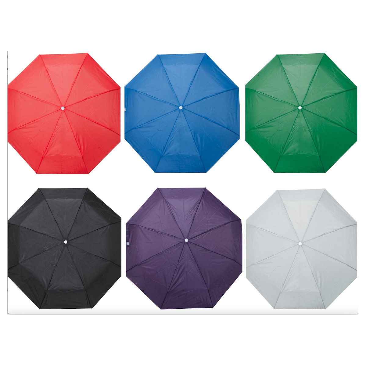 Parapluies pliables colorés