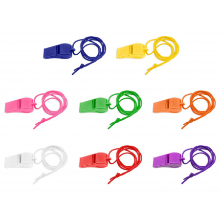 Sifflets colorés