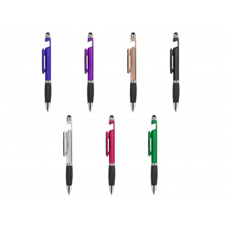 Stylo tactile avec support pour mobile