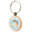 Porte-clés en bois pour première communion enfant personnalisable pour des souvenirs