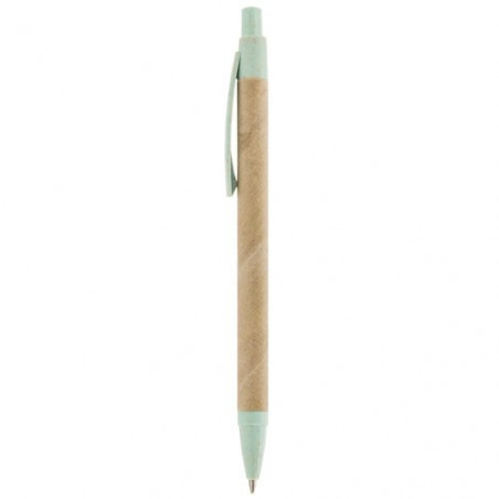 Stylo en fibre de tigre dans une housse avec adhésif personnalisable pour les détails de baptême
