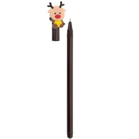Bloc-notes de Noël avec stylo renne à offrir