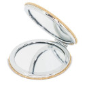 Miroir rond en liège personnalisé pour baptême