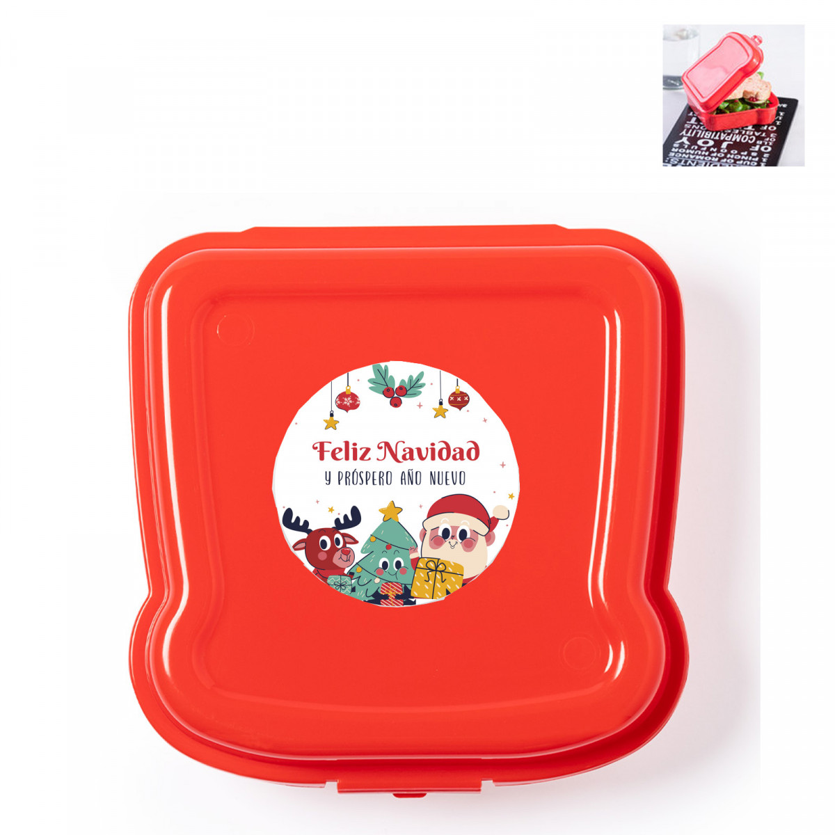 Sandwich personnalisé avec adhésif comme détail pour Noël pour les enfants de maternelle