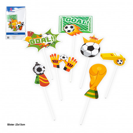 Topper à décorer sur le thème du football