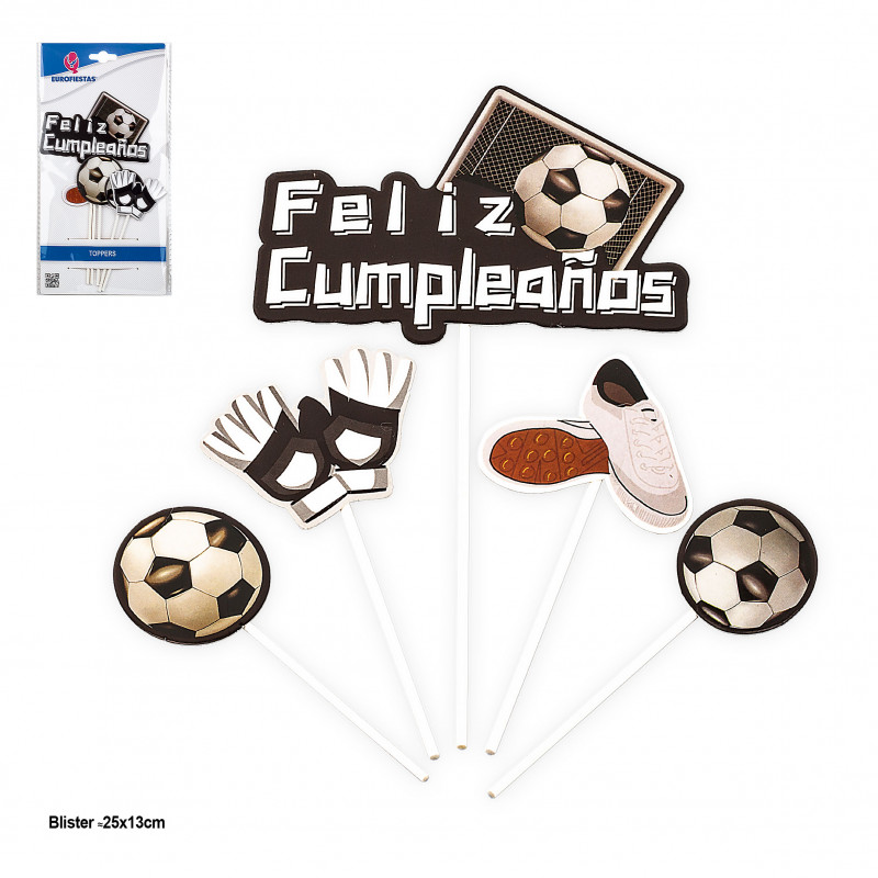 Toppers de football pour anniversaires thématiques
