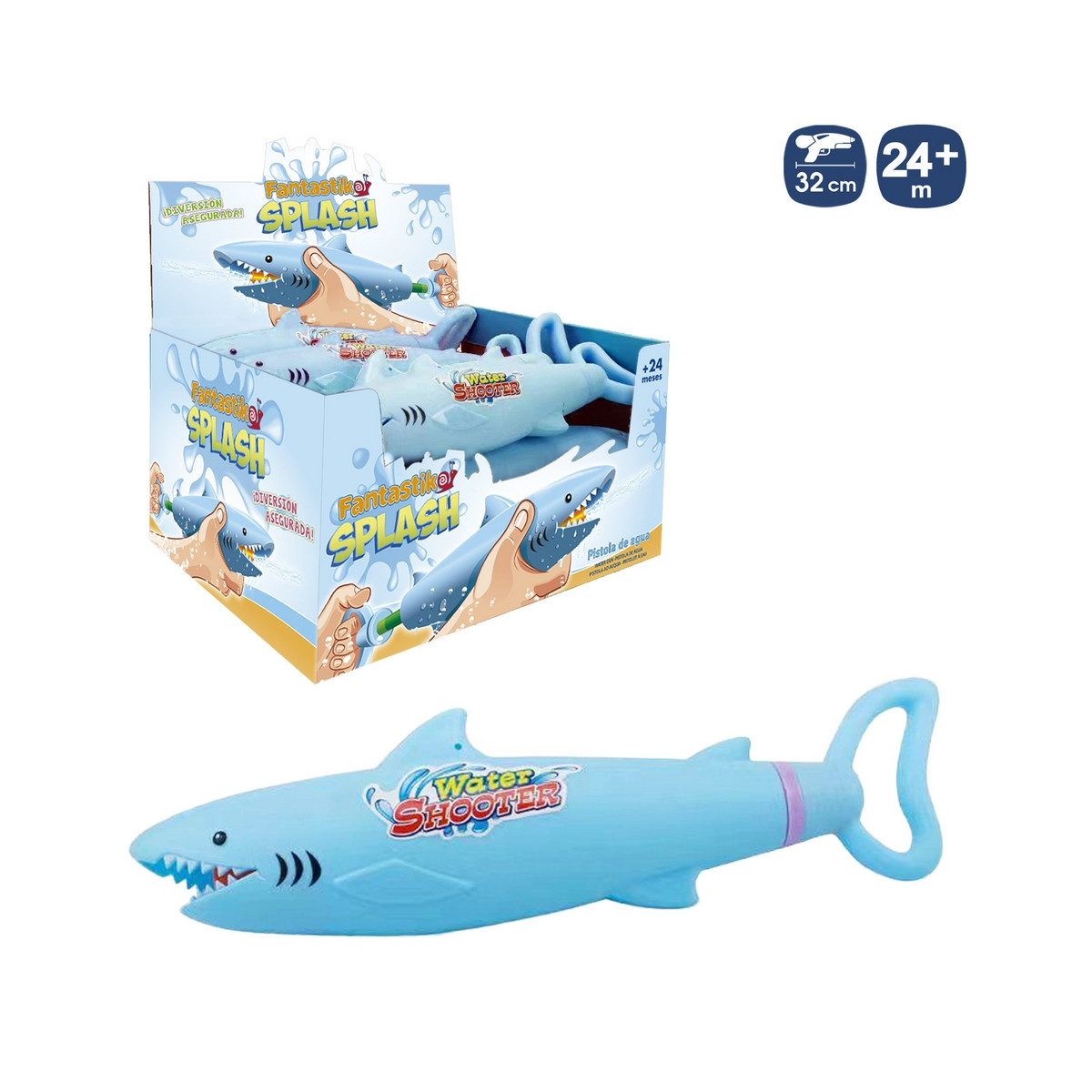 Pistolet à eau Shark pour plus de détails