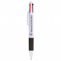 Stylo 4 couleurs avec autocollant de football transparent pour les détails