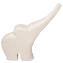 Tirelire en forme d'éléphant avec autocollant personnalisable pour les souvenirs de baptême