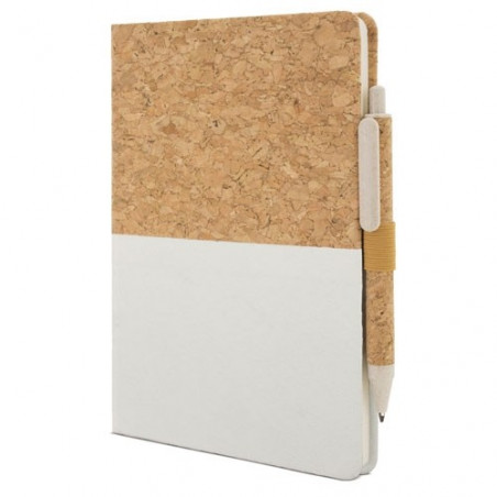 Cahier en liège personnalisé avec autocollant de communion pour fille